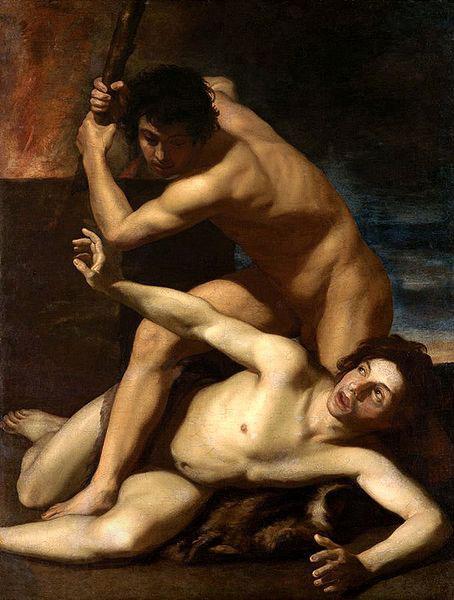 Bartolomeo Manfredi Cain Kills Abel, oil painting picture